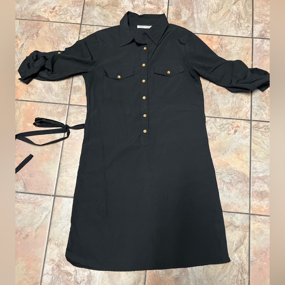 Shirt dress black